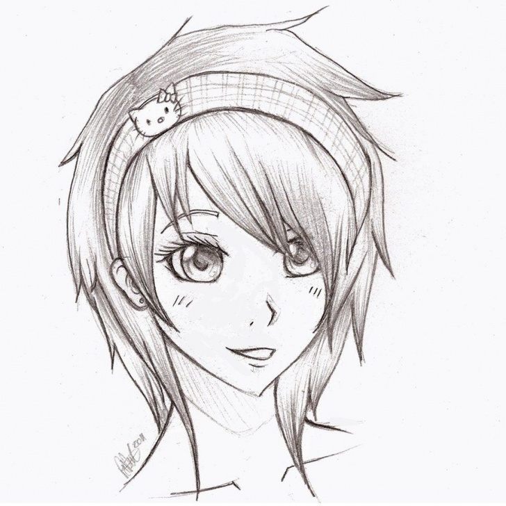 Awesome Easy Anime Drawings In Pencil Techniques Easy Pencil Drawings Of Anime Awesome Pencil Sketch Of Lover Search Pics