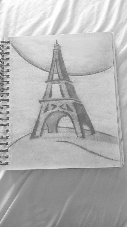 Awesome Easy Pencil Shading Lessons Finally Made That Drawing Of The #eiffeltower #paris #drawing Pics