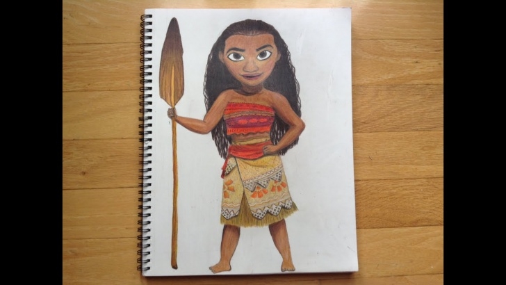 Best Disney Colored Pencil Drawings for Beginners Disney's Moana Speed Drawing Ii Crayola Colored Pencil Challenge Pics