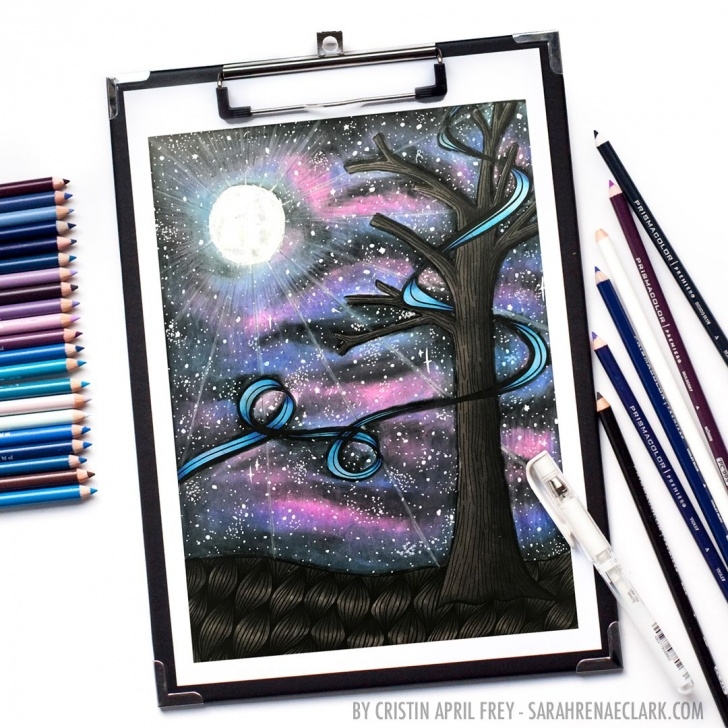 Best Galaxy Drawings With Colored Pencils Techniques for Beginners How To Create A Galaxy With Colored Pencils | Coloring | Colored Images