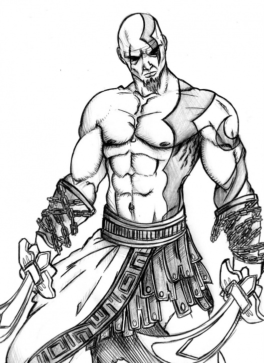 Best God Of War Drawings In Pencil Simple Prancheta- Pencil Art: God Of War Pictures