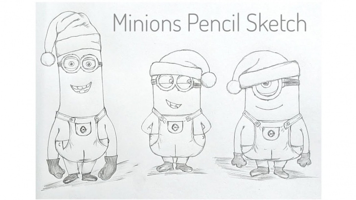 Best Minions Pencil Sketch Techniques Minions Pencil Sketch Pic