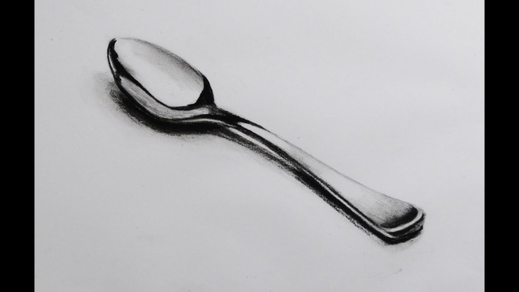 Spoon Pencil Drawing