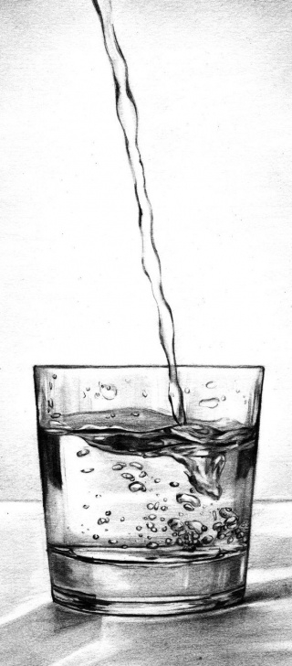 Best Water Pencil Art Tutorials A Glass Of Water By Starlightshimmers | Drawings | Pencil Drawings Photos
