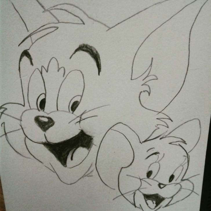 Fantastic Tom And Jerry Pencil Sketch Courses Tom&amp; Jerry Fan Art Pencil Sketch Card#mypencilsketches | Eric Turner Image