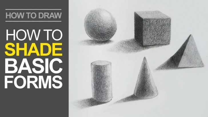 Fascinating Basic Pencil Shading Lessons How To Shade Basic Forms - Pencil Tutorial Photo