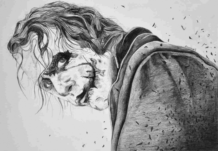 Fascinating Pencil Drawing Of Joker Easy Joker Pencil Drawing - Draw Pencil Image