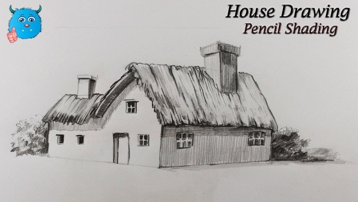 Fascinating Pencil Shading For Kids Courses How To Draw House For Kids And Beginners With Pencil Shading Easy Pics