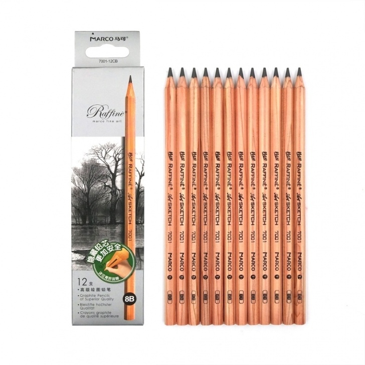 Fascinating Sketch Of Pencils Tutorial Us $3.36 30% Off|Marco Raffine Sketch Drawing Pencils Set 9B 8B 7B 6B 5B 4B  3B 2B B Hb H 2H 3H Standard Pencil For Sketching Office School Gift-In Pics