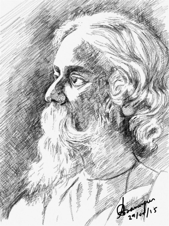 Fine Rabindranath Tagore Pencil Sketch Techniques for Beginners Rabindranath Tagore Sketch At Paintingvalley | Explore Image