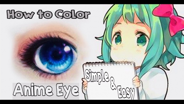 Good Anime Eyes Pencil Lessons Anime Eye Coloring Tutorial Using Colored Pencils Pictures