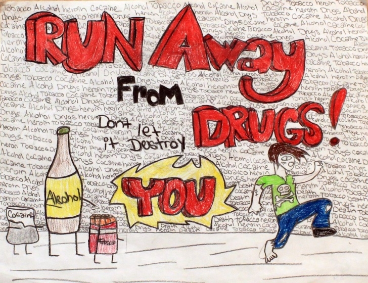 Good Anti Drug Drawing Simple Anti Drug Poster Contest Winners - Google Search | Anti-Drug | Drug Image
