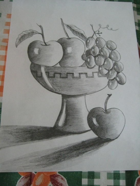 Good Pencil Shading Fruit Basket Techniques for Beginners 7+ Top Fruit Bowl Pencil Sketch Gallery - Sketch - Sketch Arts Image