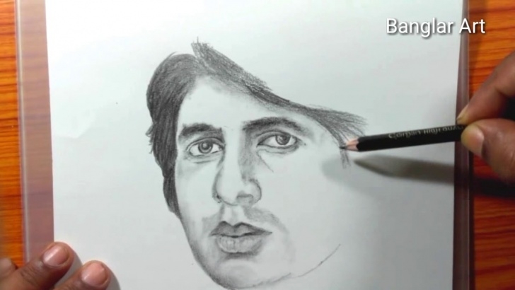 Gorgeous Amitabh Bachchan Pencil Sketch for Beginners Drawing Amitabh Bachchan | Pencil Sketch Picture