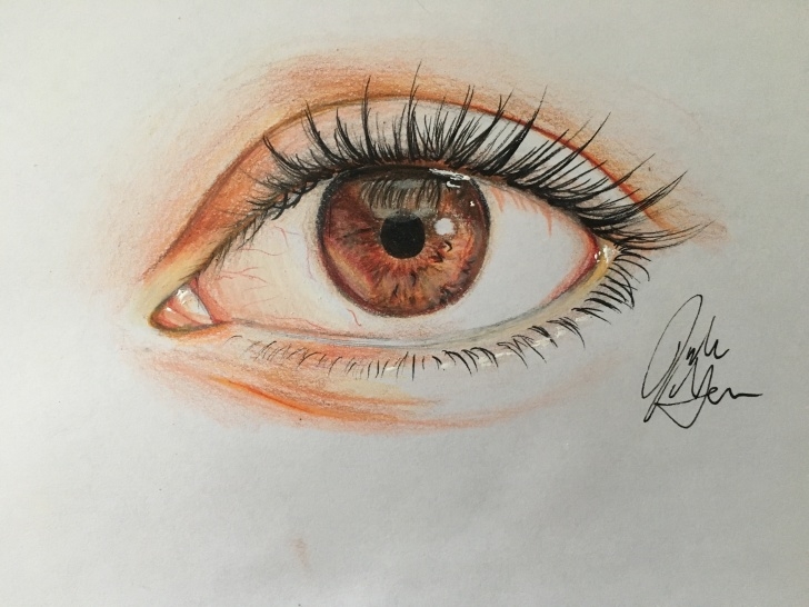 Gorgeous Colored Pencil Eye Drawing Tutorial How To Draw An Eye In Colored Pencil (With Pictures) - Wikihow Image