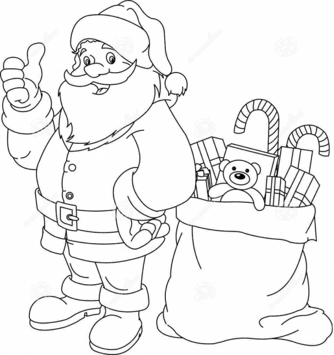 Santa Pencil Drawing