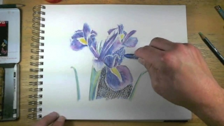 Gorgeous Watercolor Pencil Drawing Step By Step Tutorial How To Draw With Watercolor Pencils - Live Lesson Excerpts Pictures