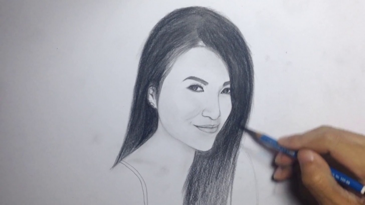 Incredible Beautiful Girl Pencil Sketch Step by Step Pencil Drawing Of A Beautiful Girl (Partii) Picture