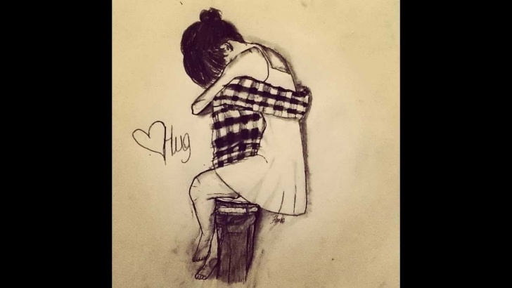 Inspiration Couple Hug Sketch Courses Couple Hugging Drawing Photos