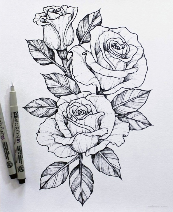 Inspiration Pencil Drawings Of Flowers Techniques 45 Beautiful Flower Drawings And Realistic Color Pencil Drawings Pic