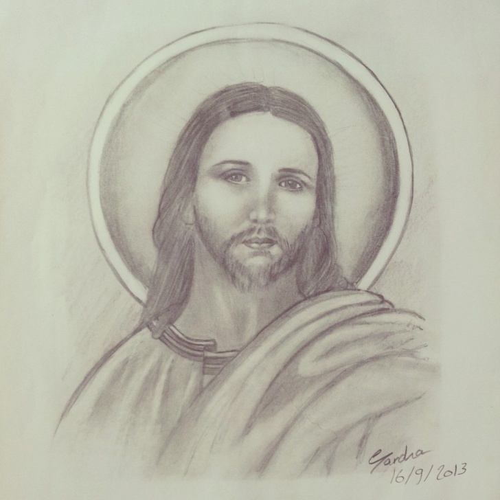 Inspiration Pencil Sketch Of Jesus Christ Techniques for Beginners Jesus Christ Pencil Sketch | Art With Pencils ! | Sketches, Drawings Photos