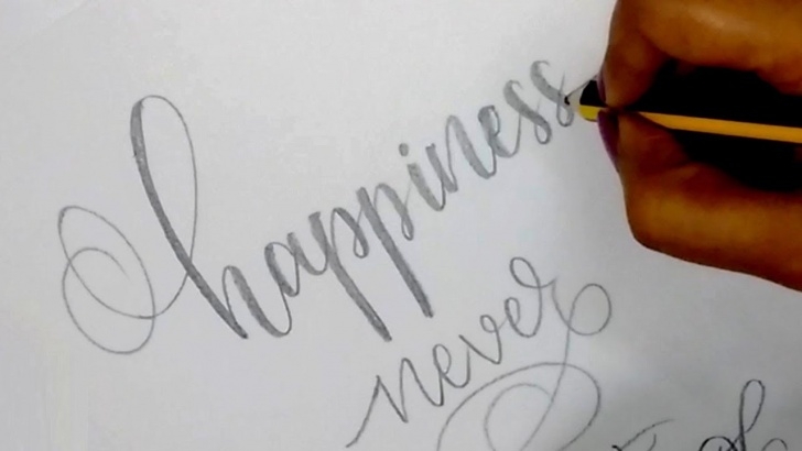 Calligraphy Using Pencil