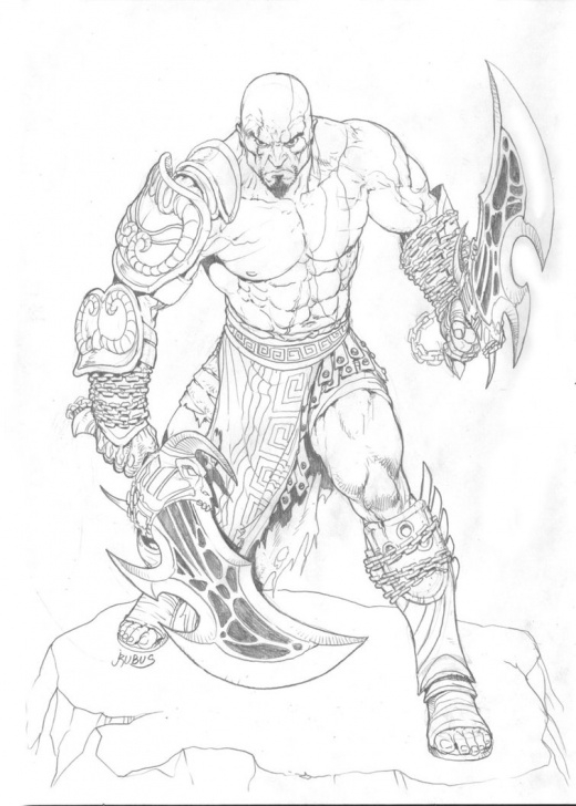 Interesting God Of War Drawings In Pencil Courses God Of War Sketch At Paintingvalley | Explore Collection Of God Images