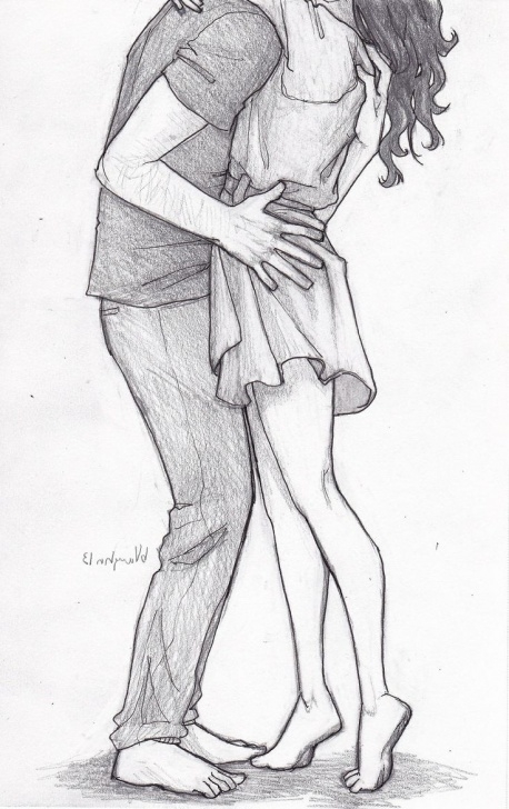Interesting Love Couple Pencil Art Courses Love Couple Drawing At Paintingvalley | Explore Collection Of Pics