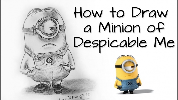 Interesting Minion Pencil Drawing Tutorial How To Sketch A Minion With Graphite Pencil Pictures