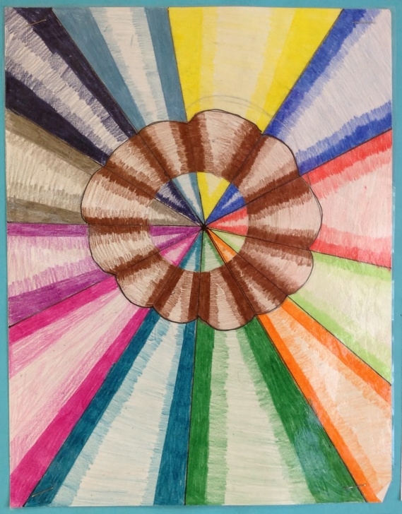 Interesting Pencil Crayon Art for Beginners Friday Art Feature: Name Spheres And 3D Pencil Crayons | Runde's Room Images