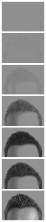 Learning Step By Step Charcoal Portrait Techniques Charcoal Portraits - How To Draw Hair Images