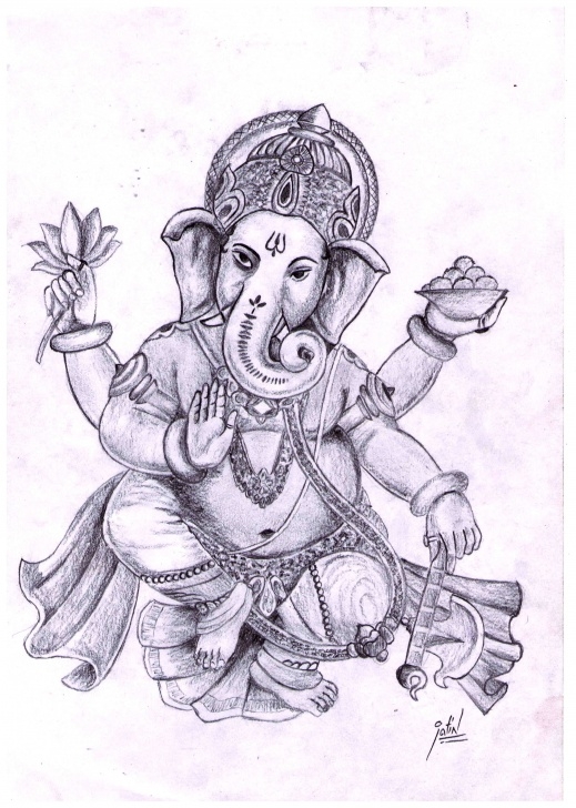 Marvelous Vinayagar Pencil Sketch Tutorials Pencil Sketch Of Lord Ganesha | Sketches That Inspire In 2019 Pics