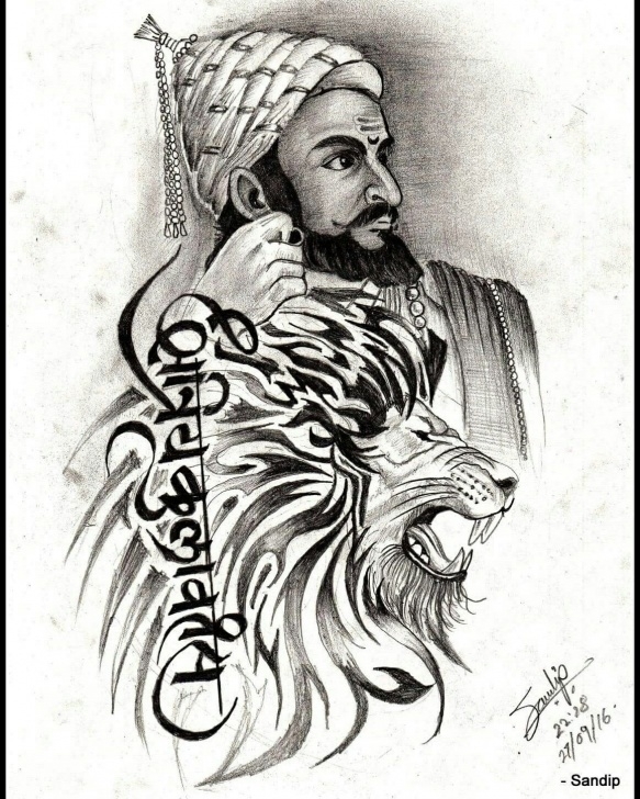 Most Inspiring Shivaji Maharaj Pencil Sketch Ideas Shivaji Maharaj Drawing At Paintingvalley | Explore Collection Photos