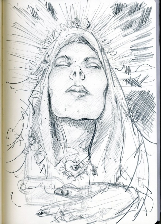 Religious Pencil Drawings