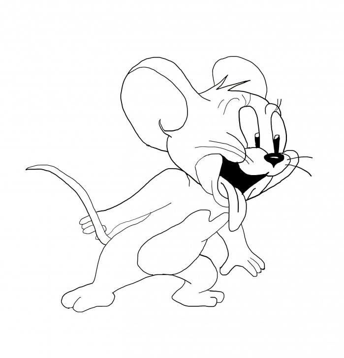 Tom And Jerry Pencil Sketch