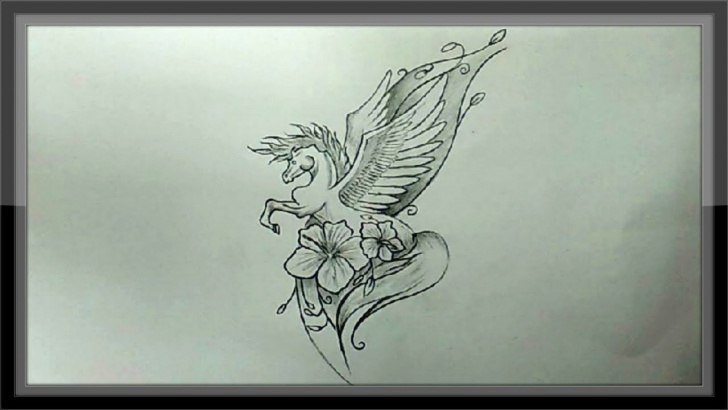 Outstanding Angel Pencil Sketch Tutorials Simple Pencil Drawing Angel Horse For Beginners Step By Step Photo