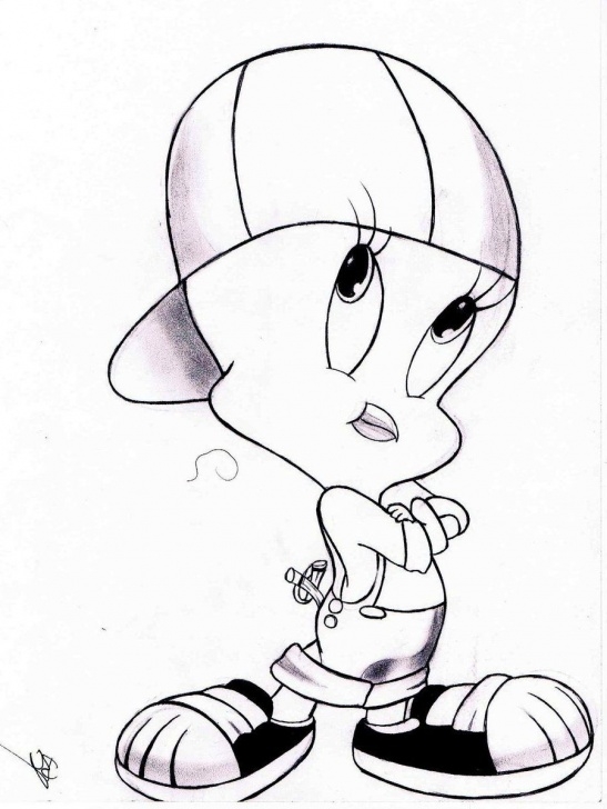 Outstanding Pencil Drawings Of Cartoon Characters Ideas Pencil Drawings Cartoon Characters  | Tweety Bird In 2019 Images