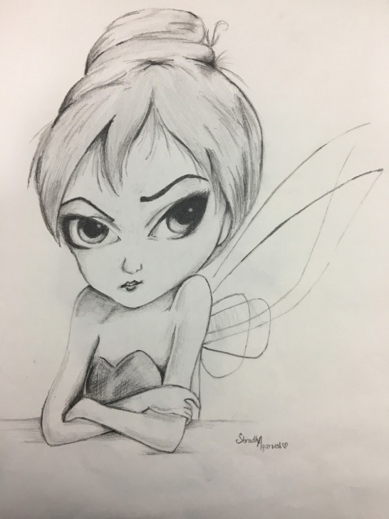 Popular Cute Pencil Sketches Tutorial Tinker Bell: Pencil Sketch Images