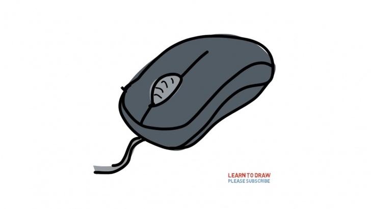 Popular Draw A Computer Mouse Easy Easy How To Draw A Computer Mouse Step By Step For Kids Pics