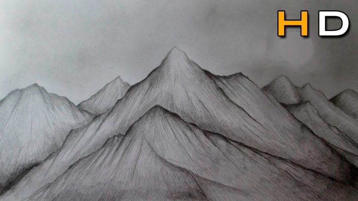 Popular Mountain Pencil Sketch Step by Step Mountain Pencil Sketch And How To Draw Mountains With Pencil Picture