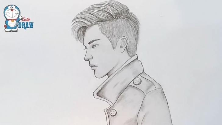 Pencil Drawing Of A Boy