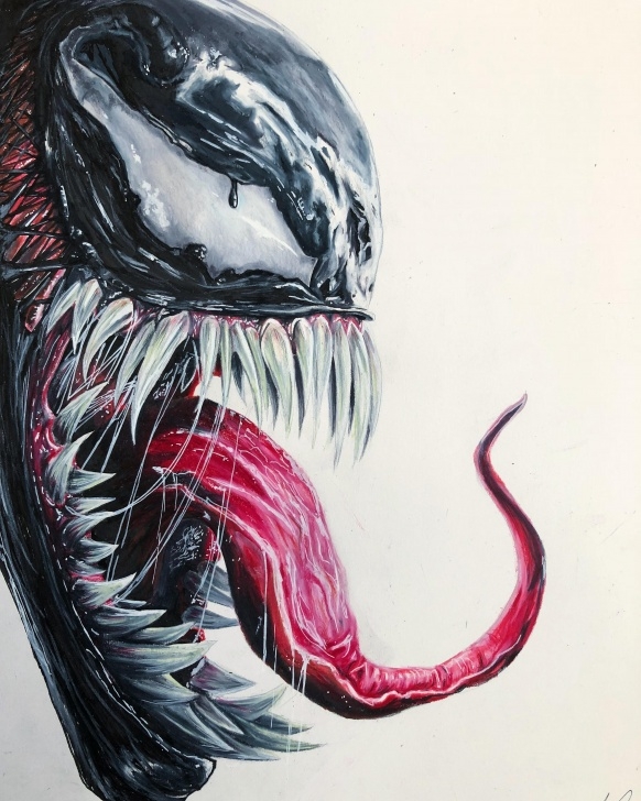 Remarkable Venom Pencil Art Lessons Missed The Deadline For A Venom Art Contest But I Figured You Guys Pic