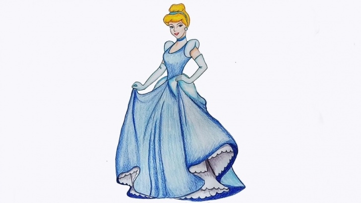 Stunning Cinderella Pencil Drawing Tutorials How To Draw Cinderella Step By Step Pictures