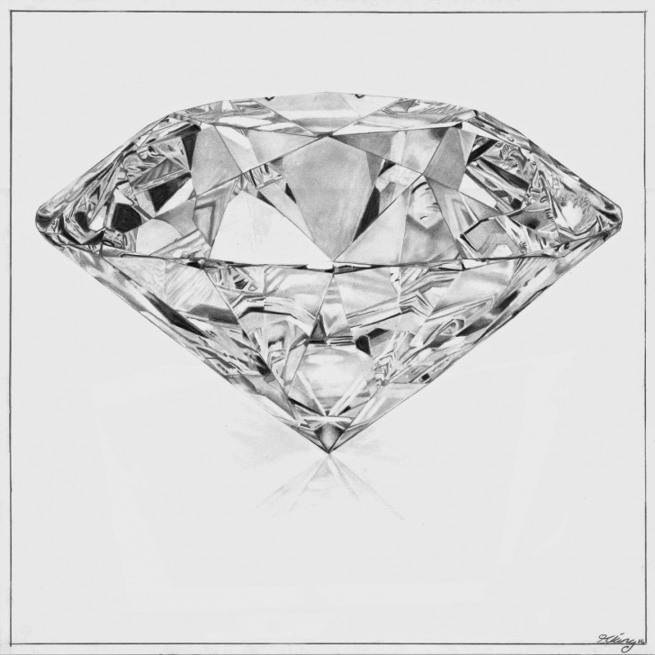 Stunning Diamond Pencil Drawing Simple Tommie King ~ Illustration: Diamond Pencil Drawing Photos