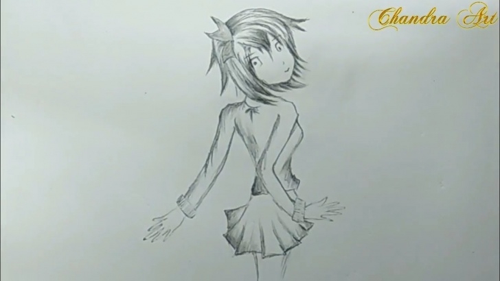 Stunning Easy Anime Drawings In Pencil Techniques for Beginners Cool Easy Drawing - Pencil Drawing A Anime Girl #easy Photos