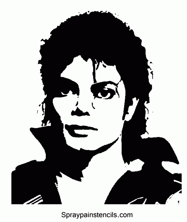 Stunning Famous Stencil Art Tutorial Shadow Drawings Of Famous People | Michael Jackson - Michael Jackson Pics