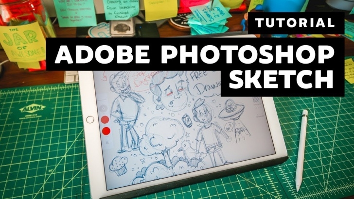 Stunning Sketch Adobe Photoshop Free Tutorial | How To Create In Adobe Photoshop Sketch Pics