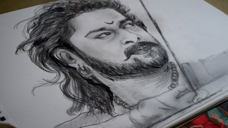 The Best Bahubali Pencil Drawing Techniques for Beginners Bahubali 2 | Pencil Sketch Of Prabhas |Speed Video| Pictures