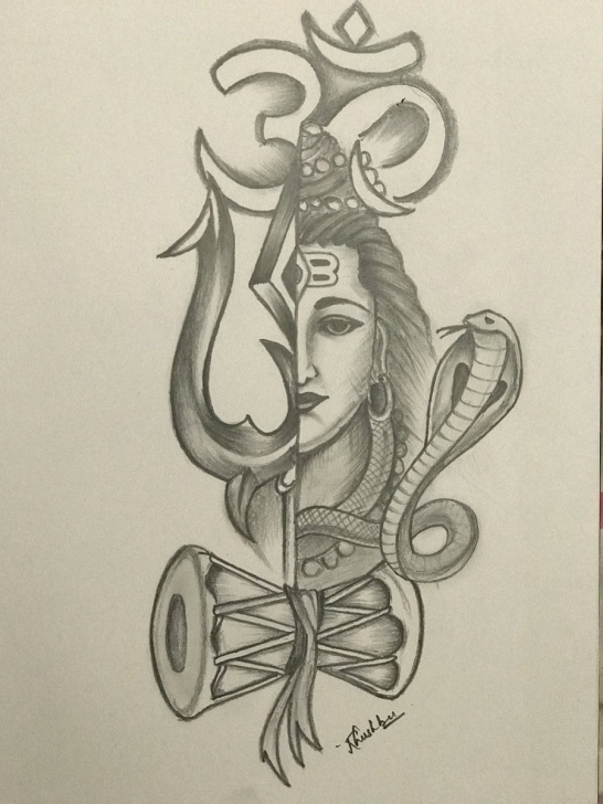 The Best Mahadev Pencil Sketch for Beginners Khushbu Keshari On Twitter: &quot;har Swaas Shiv Ke Naam Hai, Yahan Prem Photo