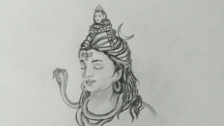 The Best Mahadev Pencil Sketch Tutorial How To Draw Mahadev - Pencil Sketch || Step By Step Drawing Lord Shiva Photos